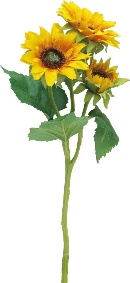Bellatio Design Kunstbloem Zonnebloem Helianthus