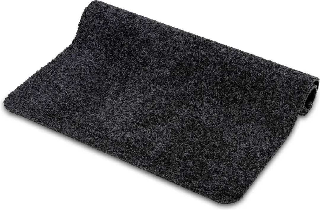 Schoonloopmat Wash & Clean 60x80cm Zwart inclusief rand