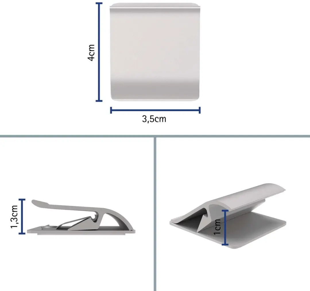 MAUL Klemlijst 35x40mm Aluminium Zelfklevend - afbeelding 5 van 6