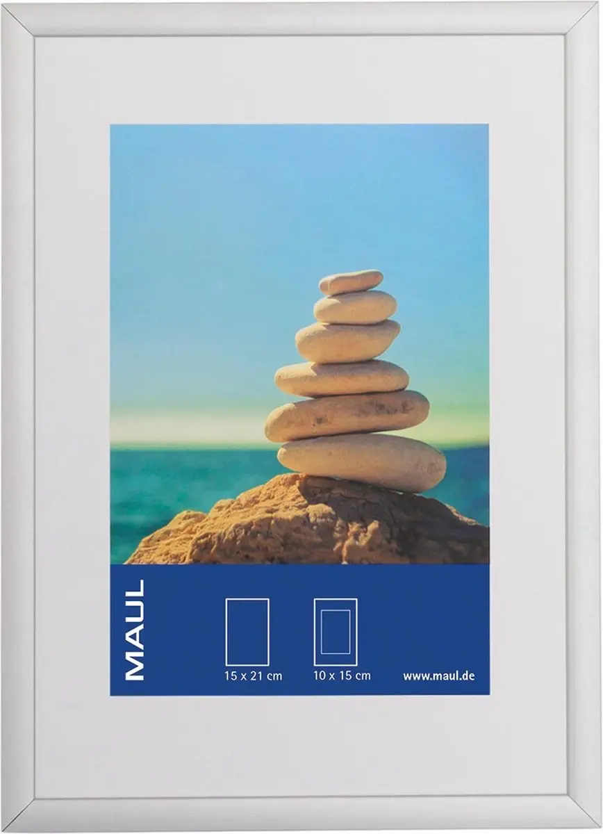 Fotolijst maul 21x30cm aluminium frame zilver