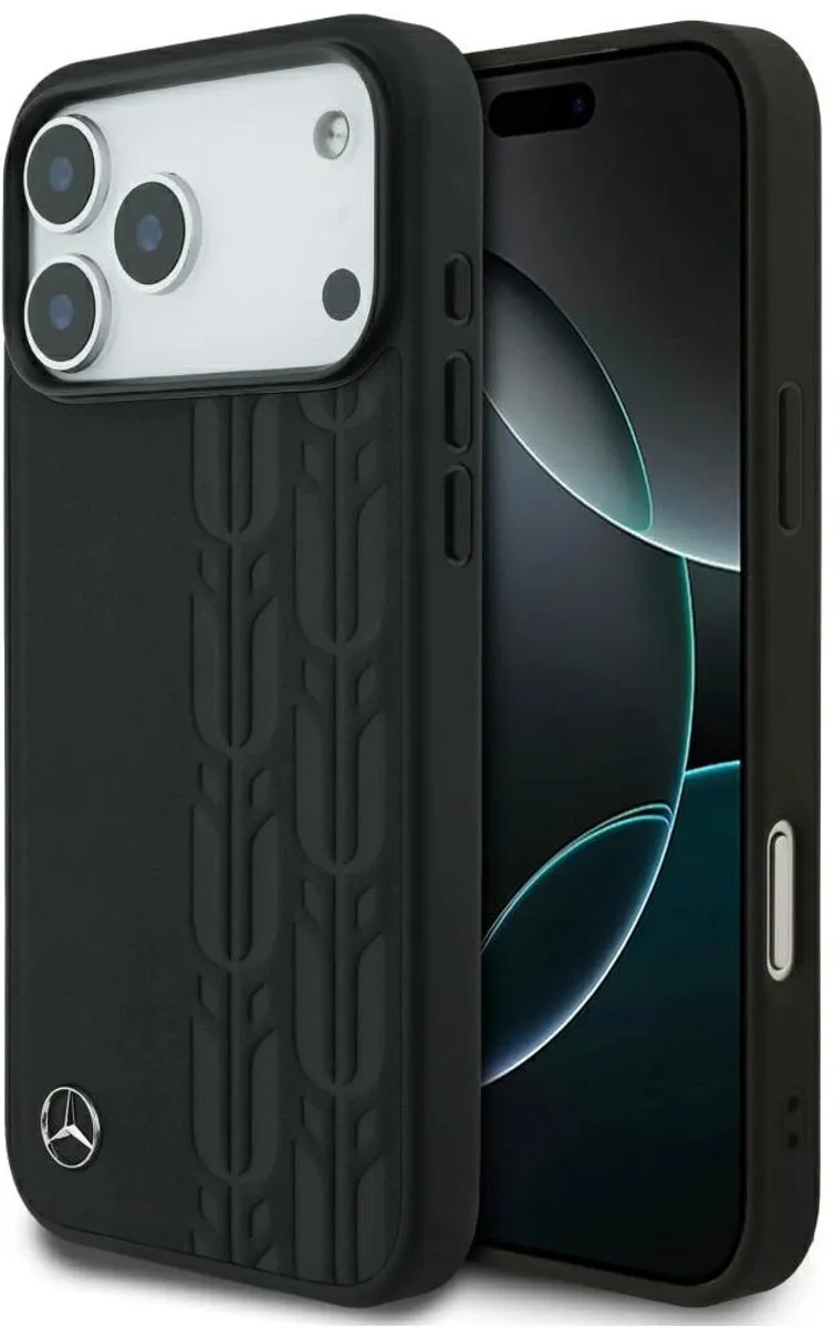 Mercedes Laurel Lederen Hoesje iPhone 17 Pro Max