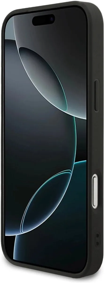 Mercedes Laurel Lederen Hoesje iPhone 17 Pro Max - Zwart