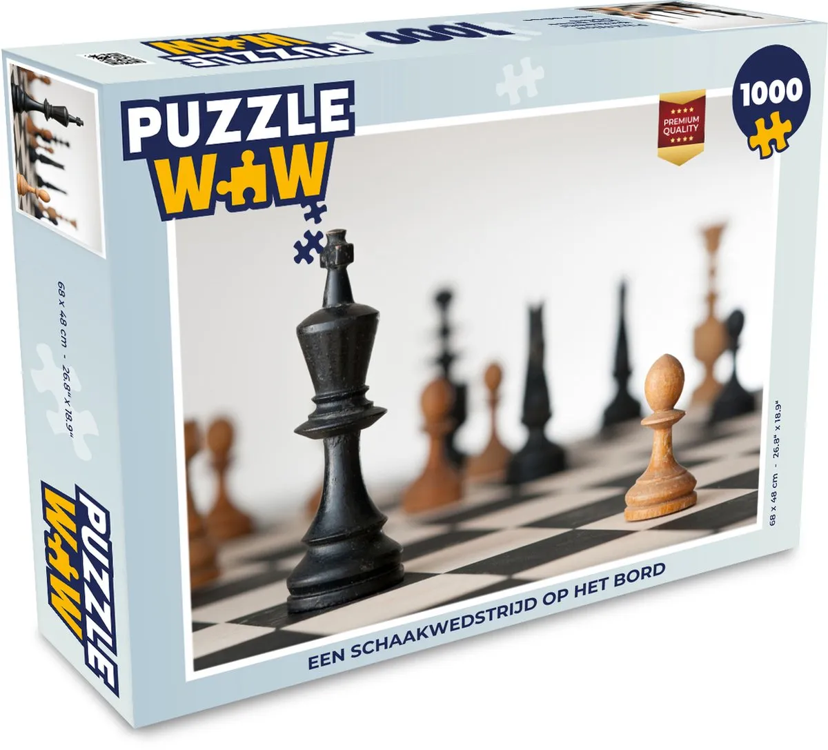 PuzzleWow Legpuzzel 1000 Stuks - Multicolor