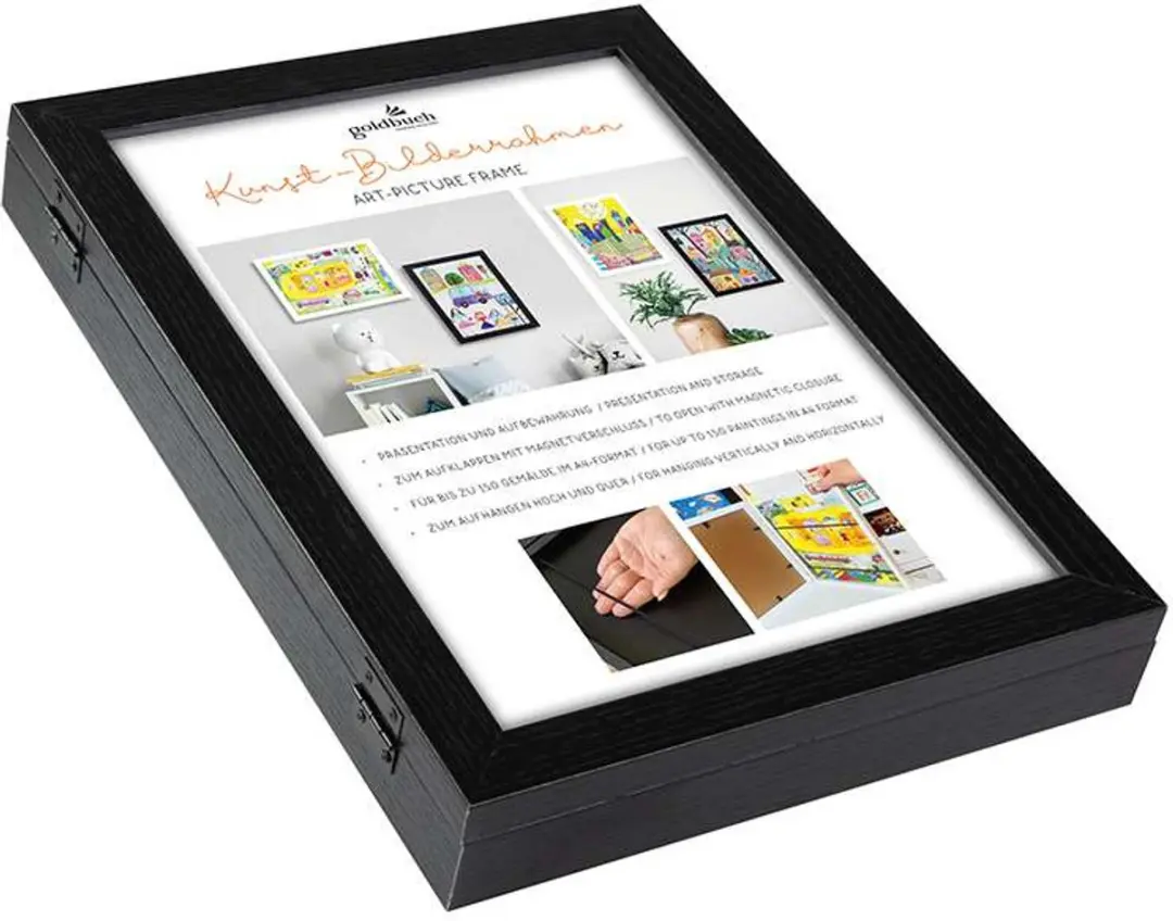 Goldbuch Kunst Fotolijst A4 Zwart Hout Magnetisch - afbeelding 6 van 6