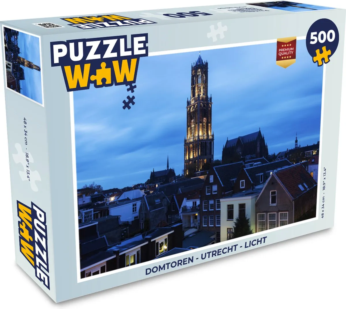 PuzzleWow Domtoren Utrecht Legpuzzel 500 Stuks