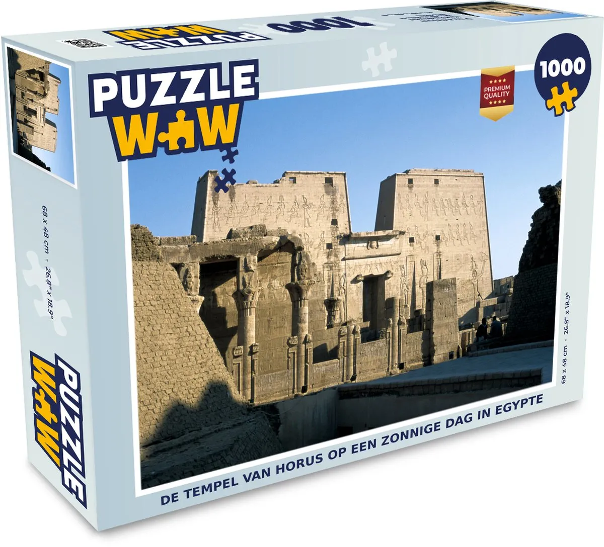 PuzzleWow De Tempel van Horus Legpuzzel 1000 Stuks