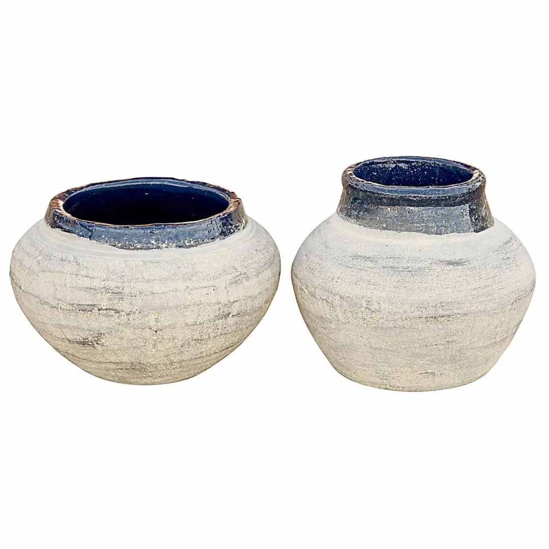 Loberon Dolciaro Vaas - 2 Stuks - Ø24.5cm - afbeelding 2 van 4