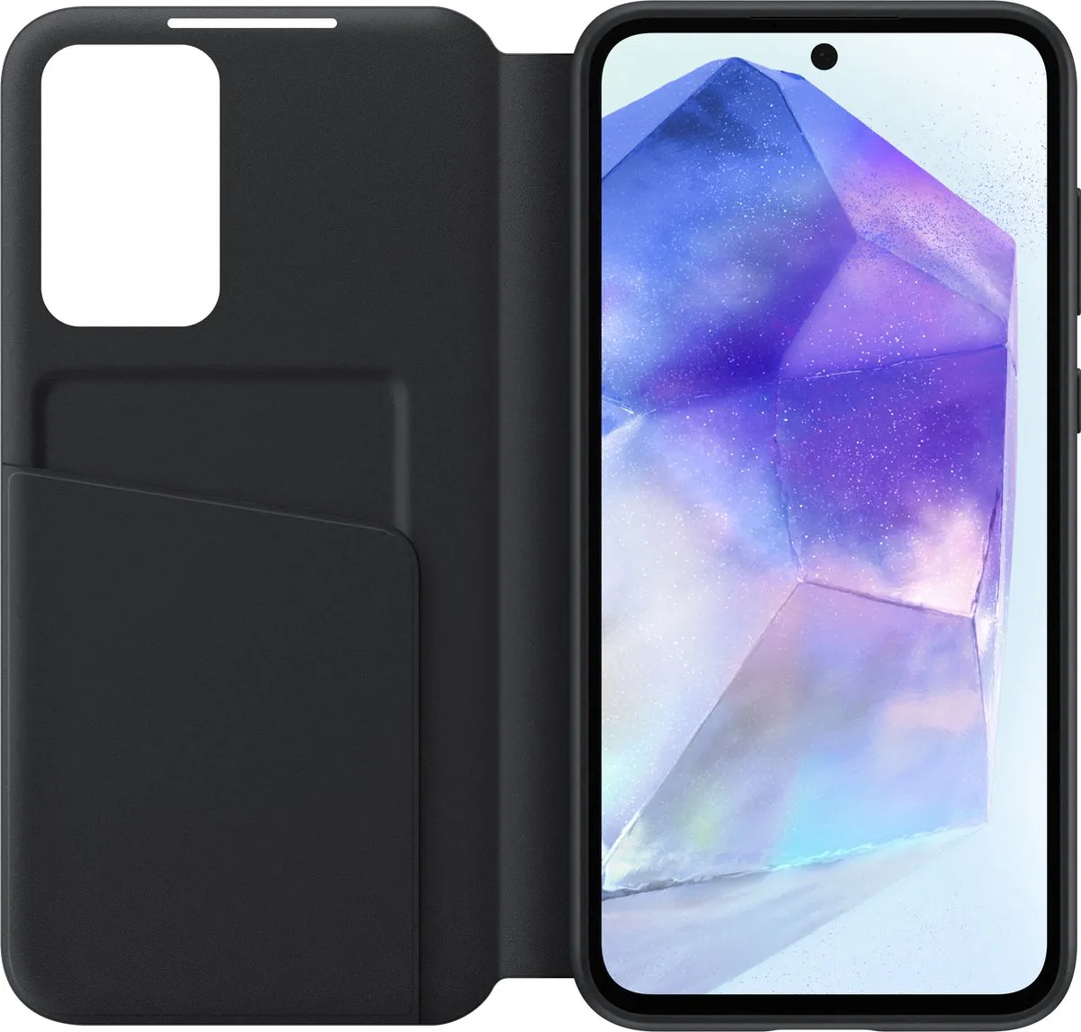 Samsung Smart View Wallet Case Galaxy A55 5G EF-ZA556CBEGWW - Zwart
