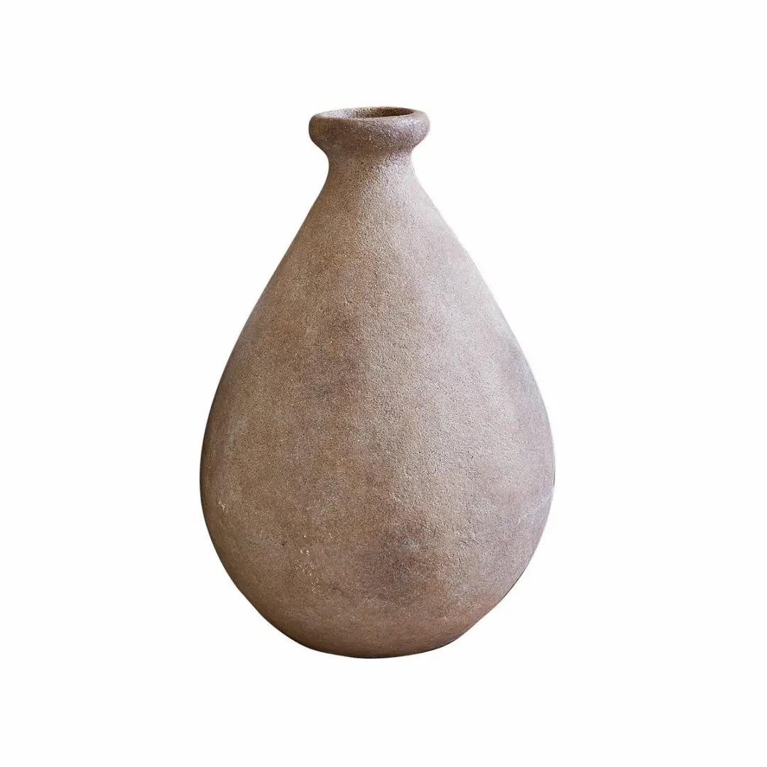 Loberon Vaas Sionach Beige - afbeelding 2 van 4