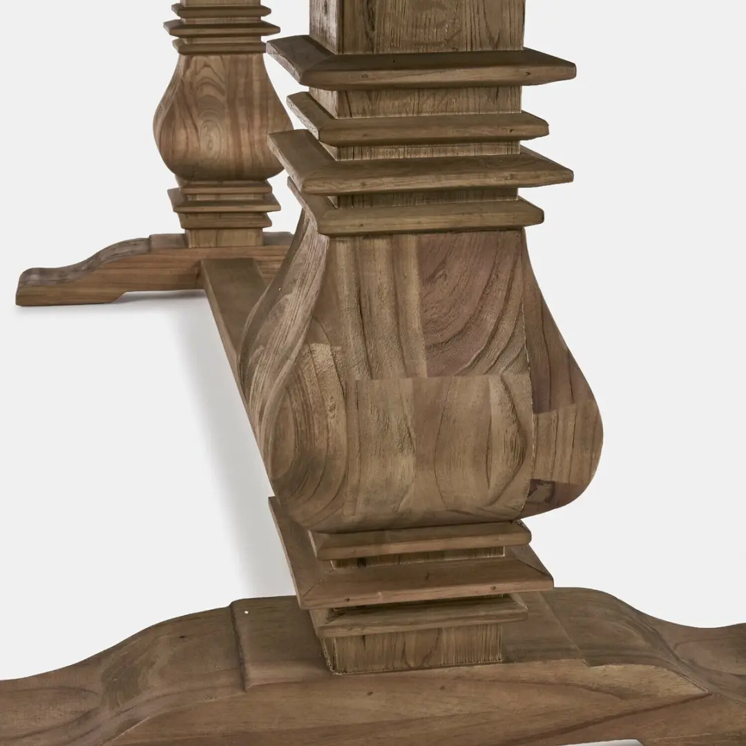 Loberon Cain Eettafel - 6 Personen - Bruin - afbeelding 5 van 6