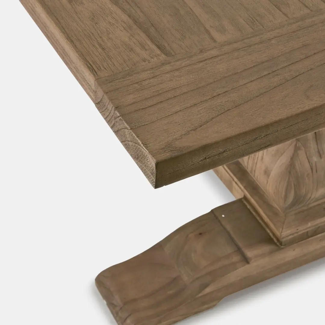 Loberon Cain Eettafel - 6 Personen - Bruin - afbeelding 6 van 6