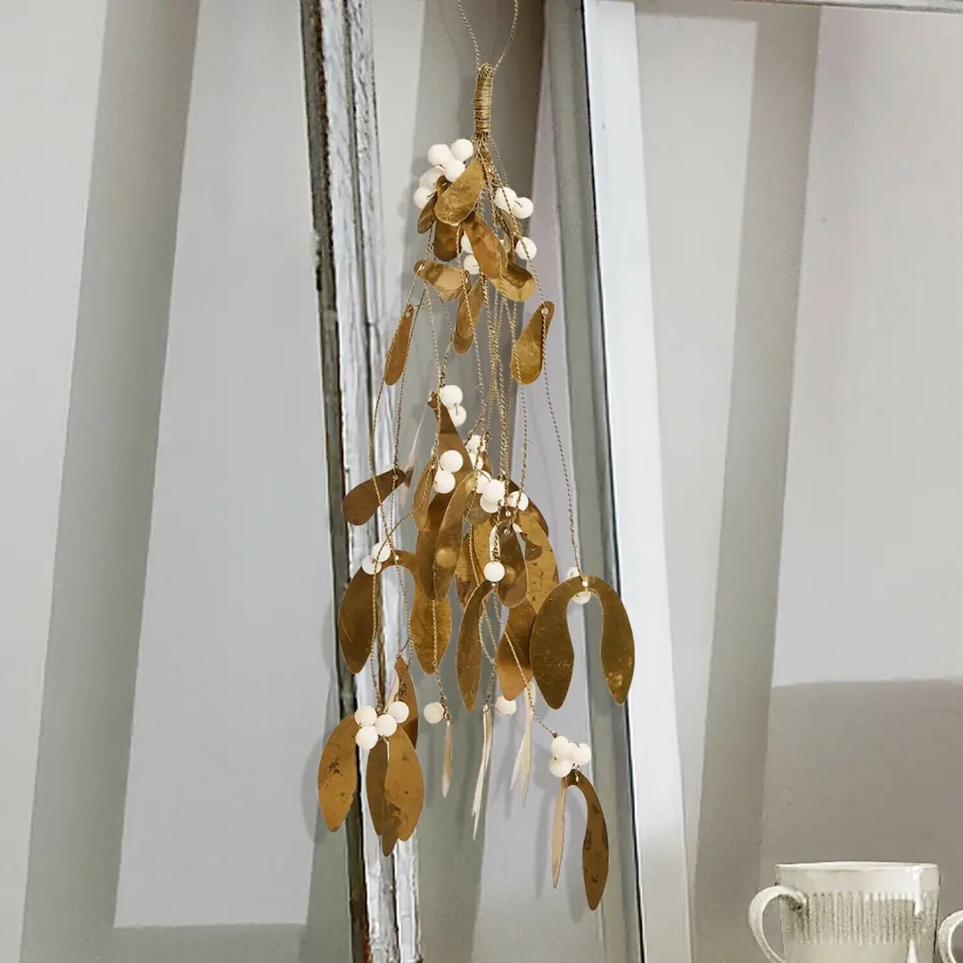 Loberon Decoratieve Maretak Aurenis - Antiekgoud - afbeelding 4 van 4