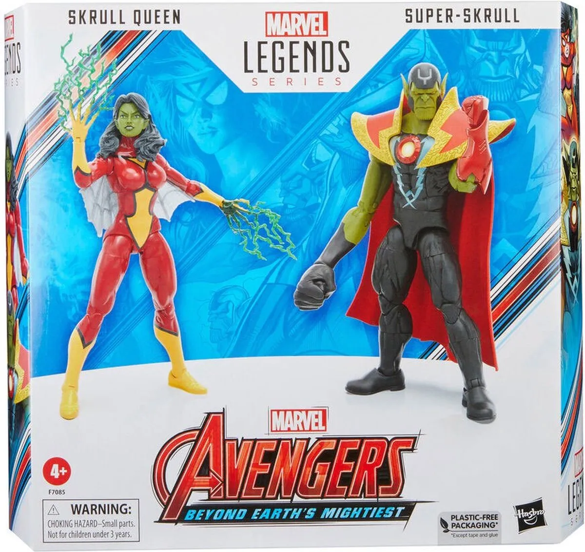 Marvel Legends Skrull Queen & Super-Skrull F70855L0 - Actiefiguur 15cm