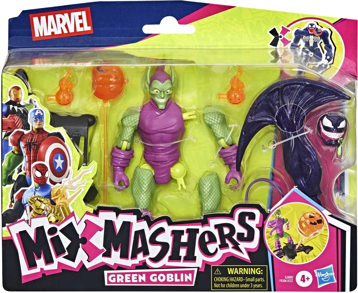 Marvel Green Goblin Spider-Man Mix-and-Match Actiefiguur - Multi