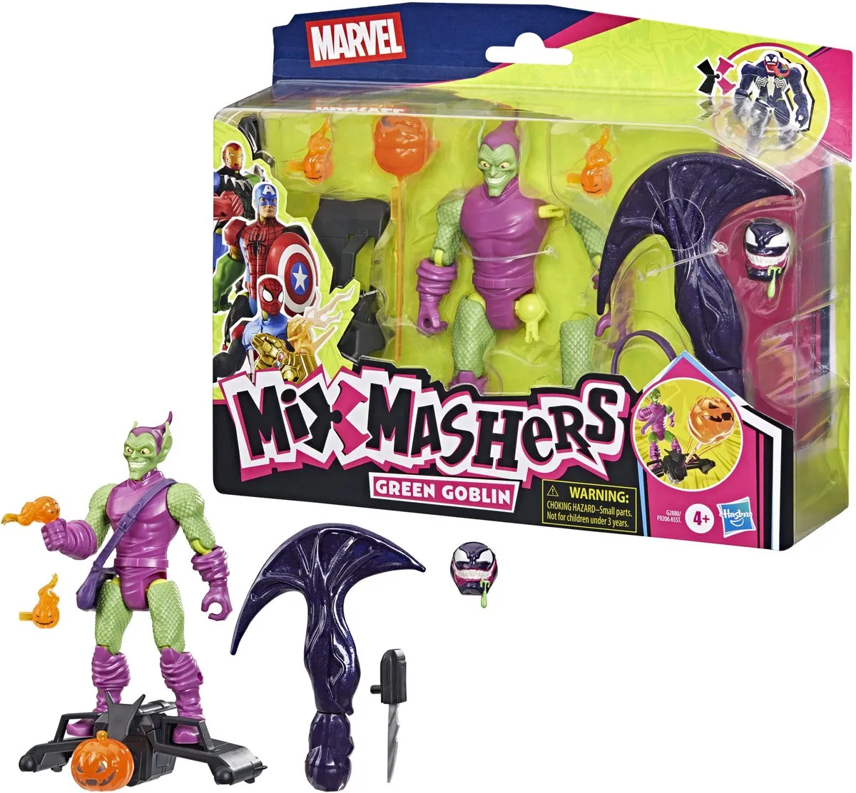 Marvel Green Goblin Spider-Man Mix-and-Match Actiefiguur
