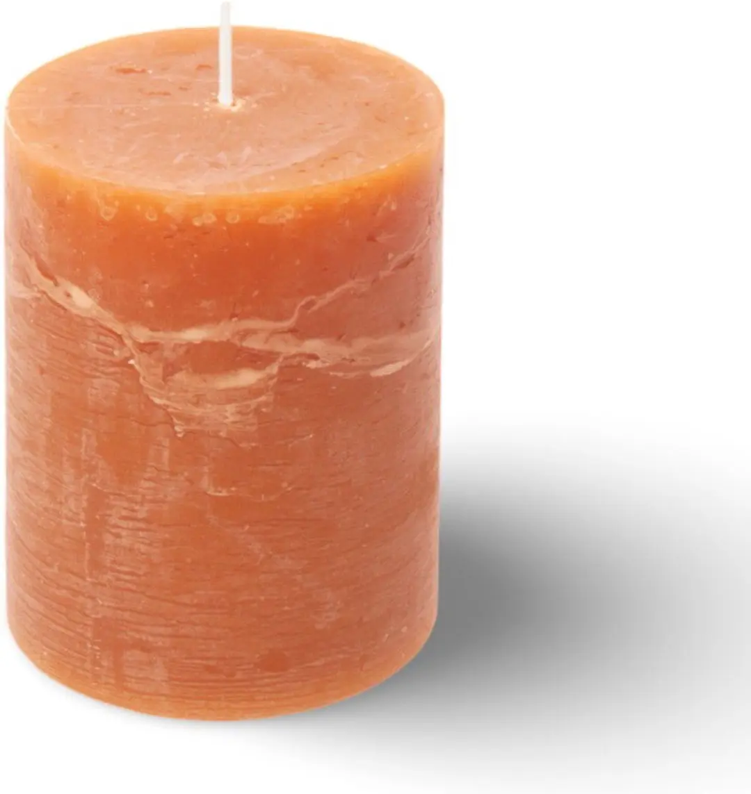 Spaas Rustieke Stompkaars 80/110mm - Oranje - afbeelding 2 van 2