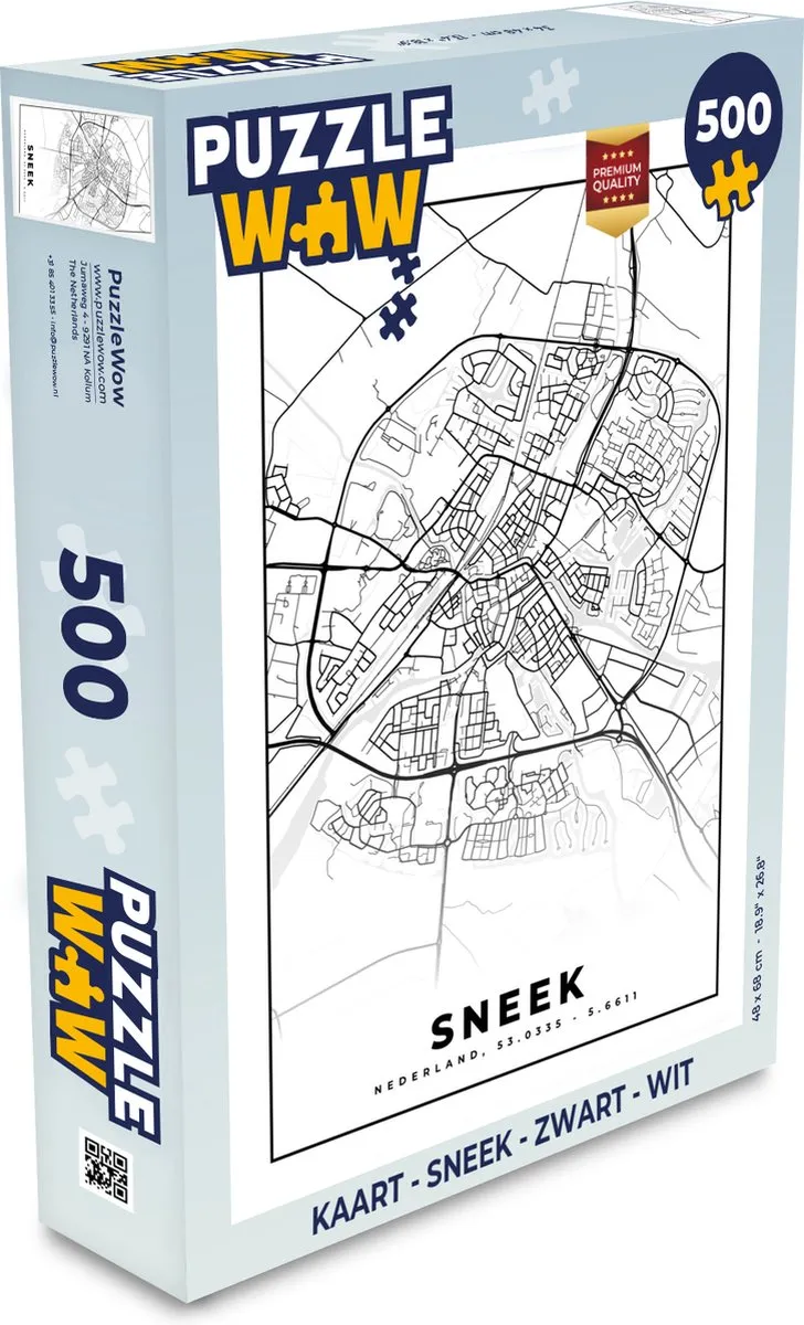 PuzzleWow Sneek Legpuzzel 500 Stuks