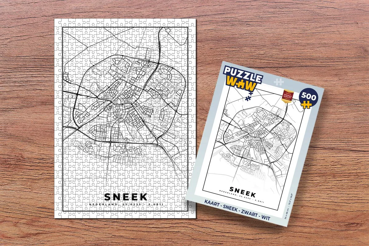 PuzzleWow Sneek Legpuzzel 500 Stuks - Multicolor