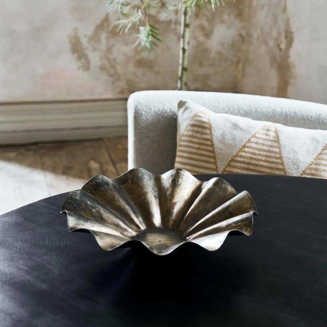 House Doctor Flood Bowl Antiek bruin 35cm - afbeelding 4 van 6