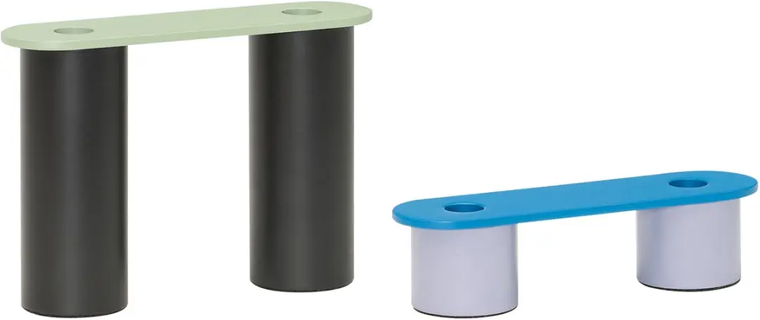 Hübsch Modu Blue Kandelaar