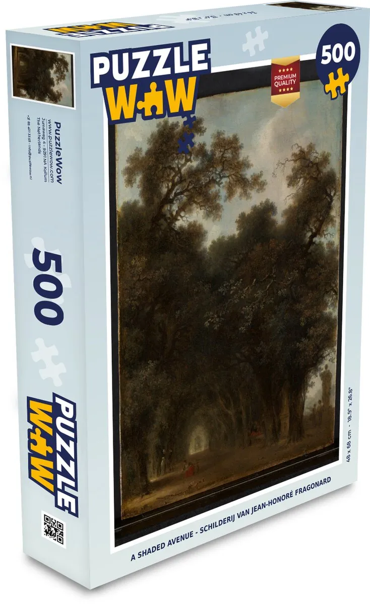 PuzzleWow A Shaded Avenue Legpuzzel 500 Stuks