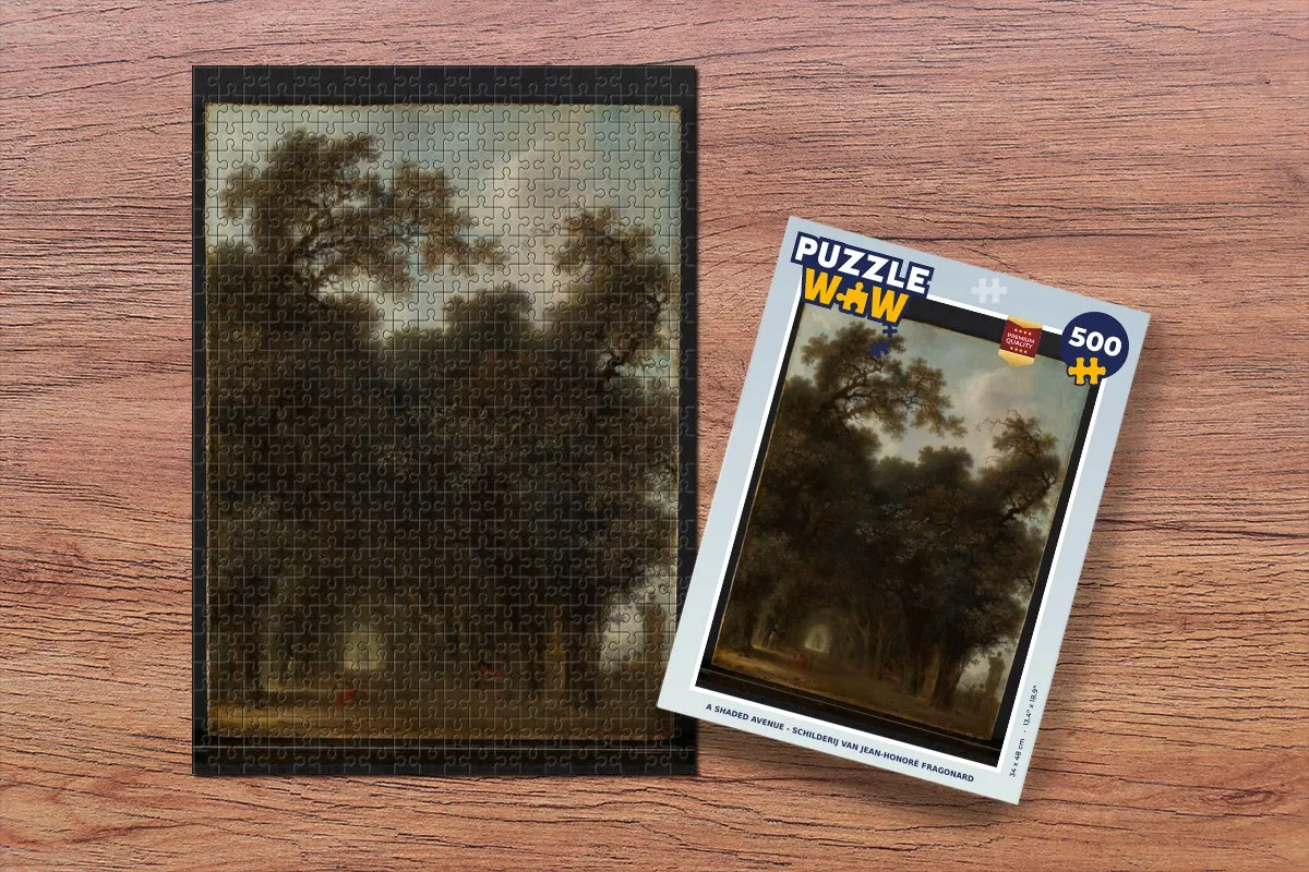PuzzleWow A Shaded Avenue Legpuzzel 500 Stuks - Multicolor