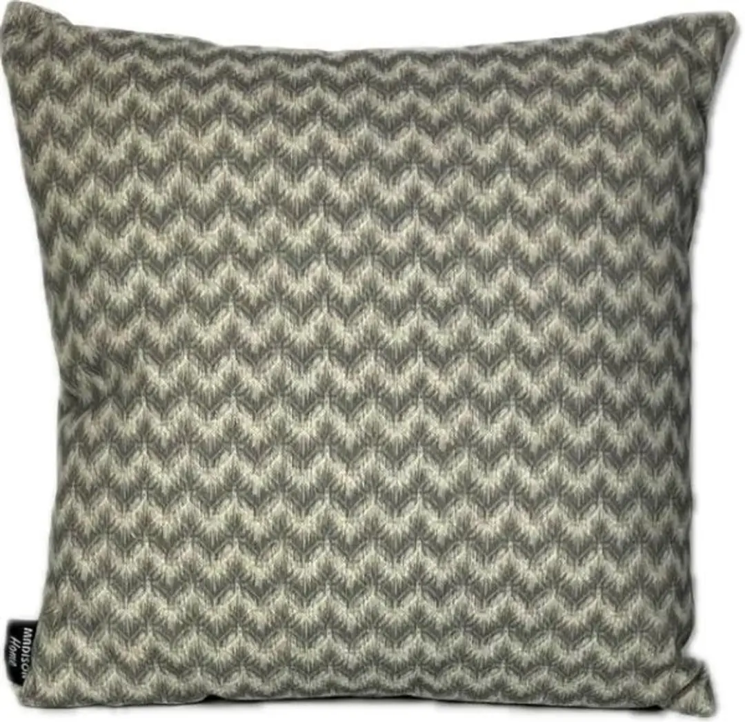 Madison sierkussen 45x45 cm Zigzag grey