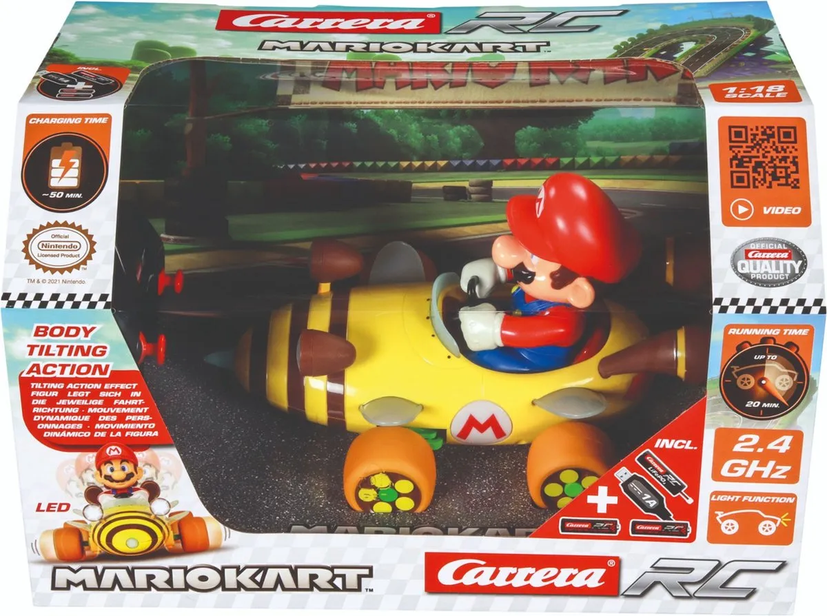 Carrera RC Mario Kart Bumble V 2,4GHz Auto - CAR370181064