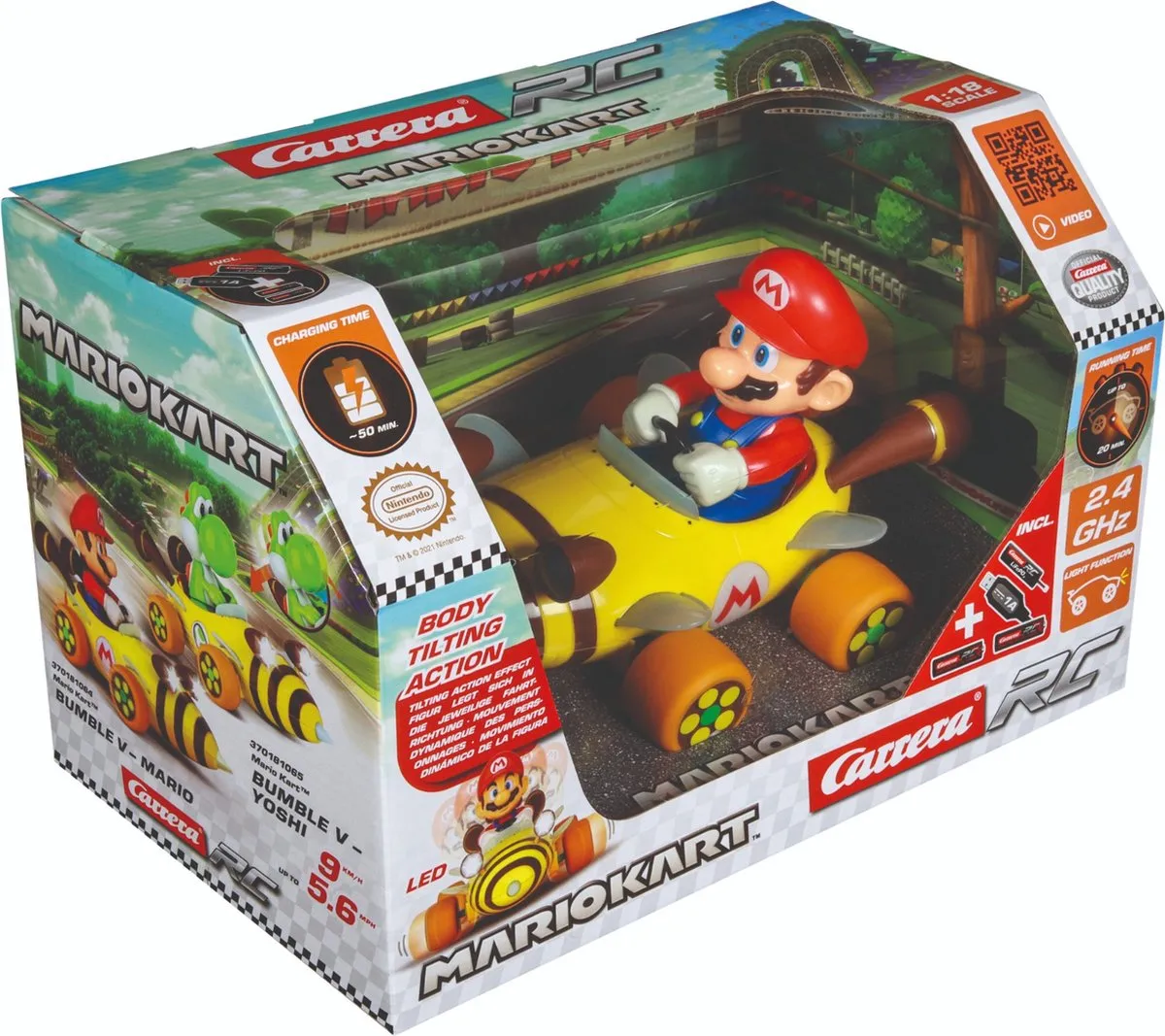 Carrera RC Mario Kart Bumble V 2,4GHz Auto - CAR370181064