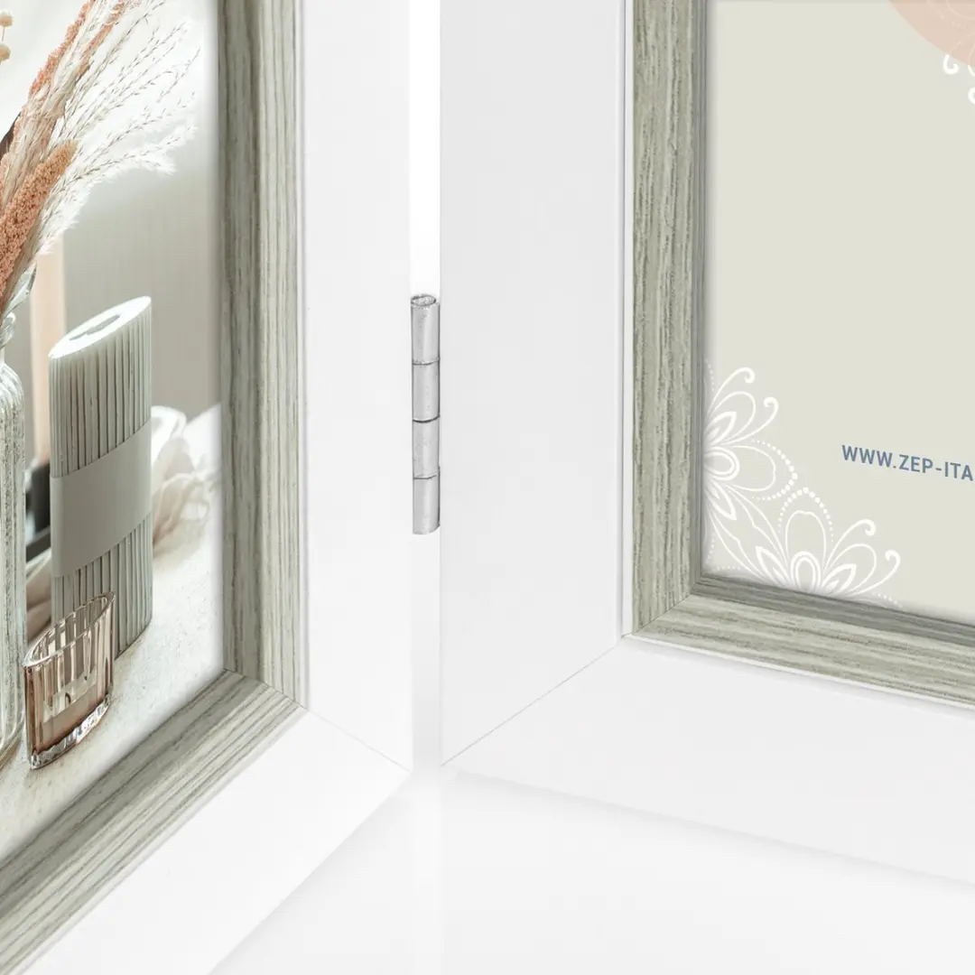 Zep Sion 2Q Fotolijst CD787 - 2x 13x18cm Wit/Grijs - afbeelding 2 van 6