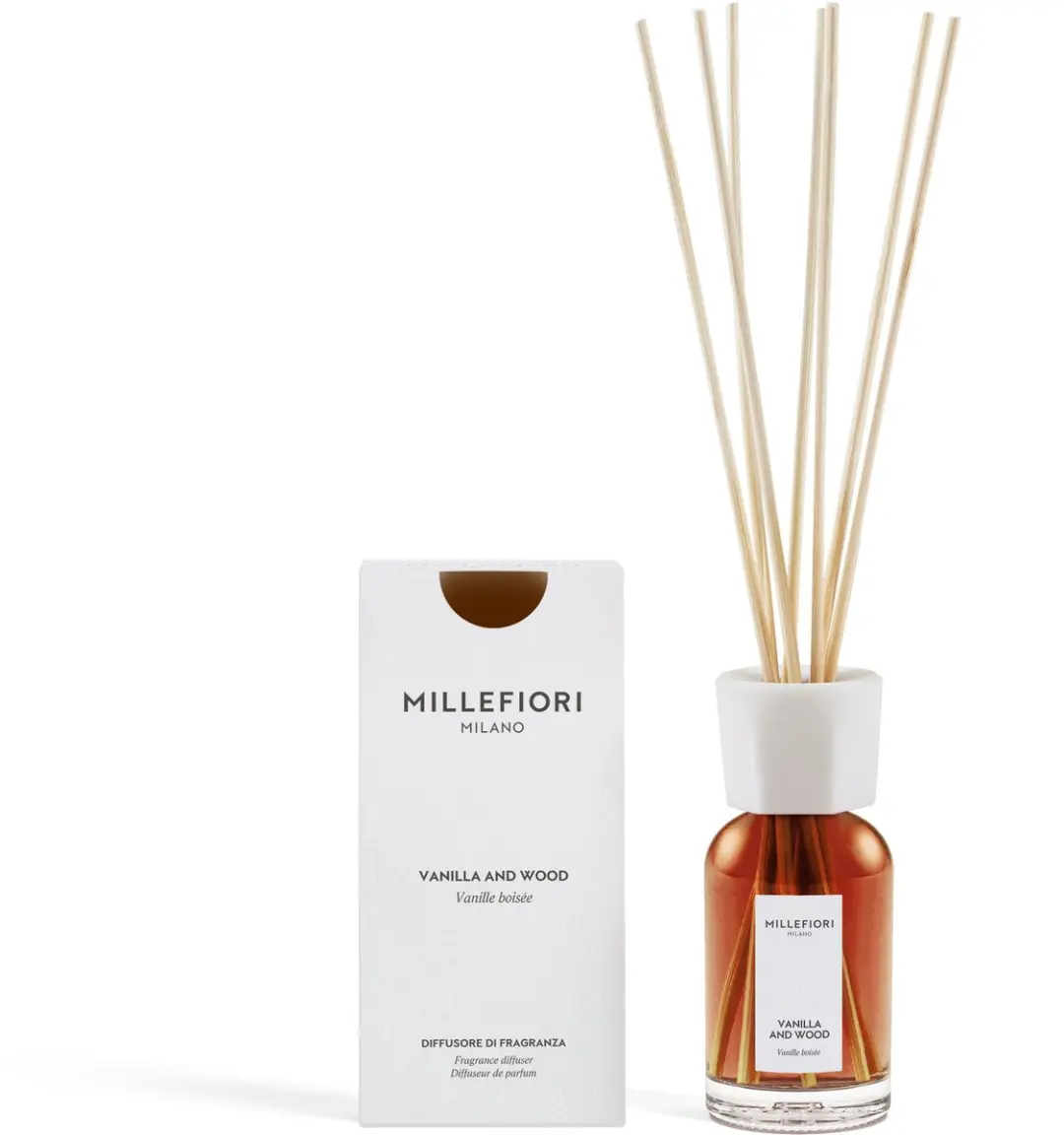 Millefiori Milano Geurstokjes 100ml Vanilla & Wood - afbeelding 2 van 5