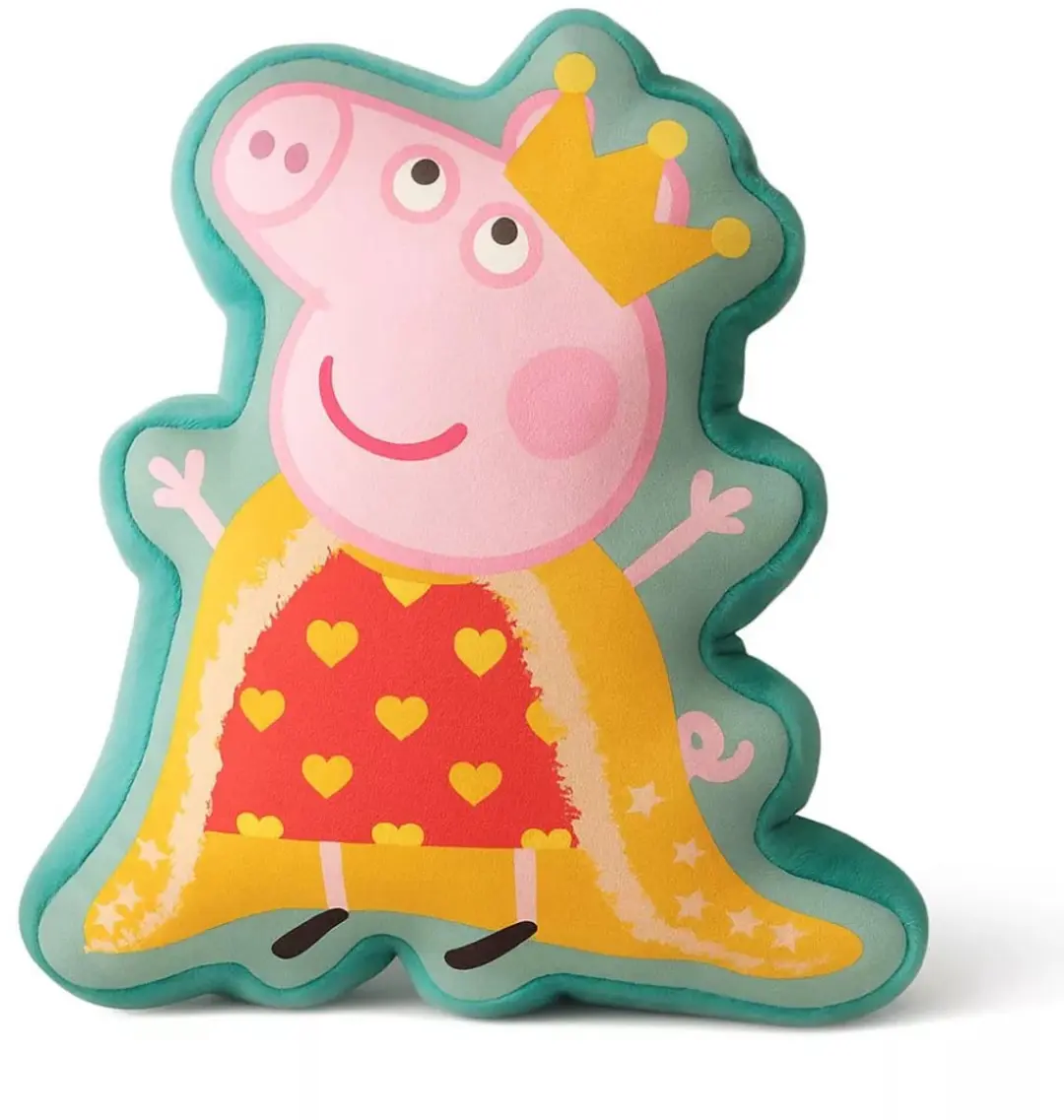 Peppa Pig Kussen Koning Peppa 36x35cm