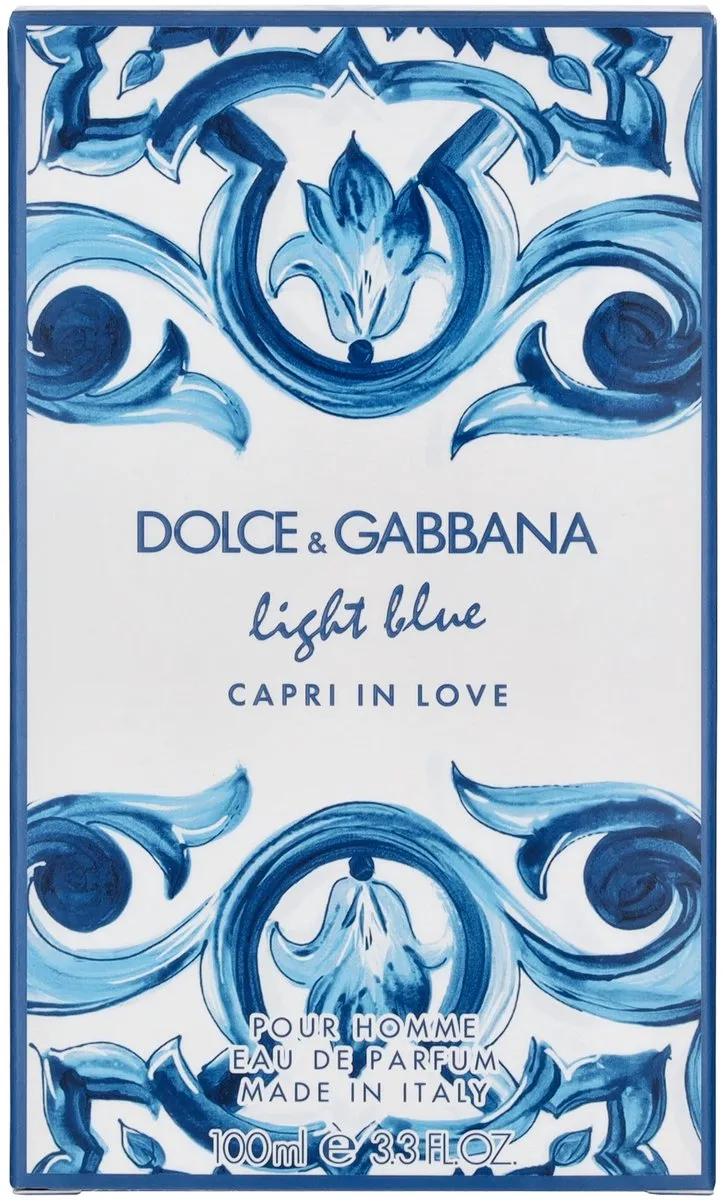 Dolce & Gabbana Light Blue Pour Homme Capri In Love Eau de Parfum 100ml