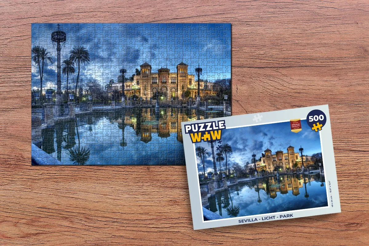 PuzzleWow Sevilla Legpuzzel 500 Stuks - Multicolor