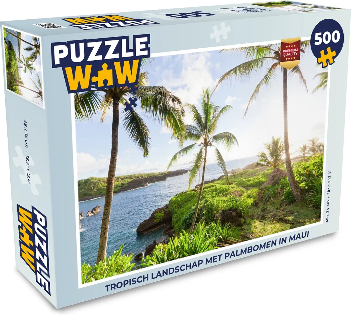 PuzzleWow Tropisch Landschap Maui Legpuzzel 500 Stuks