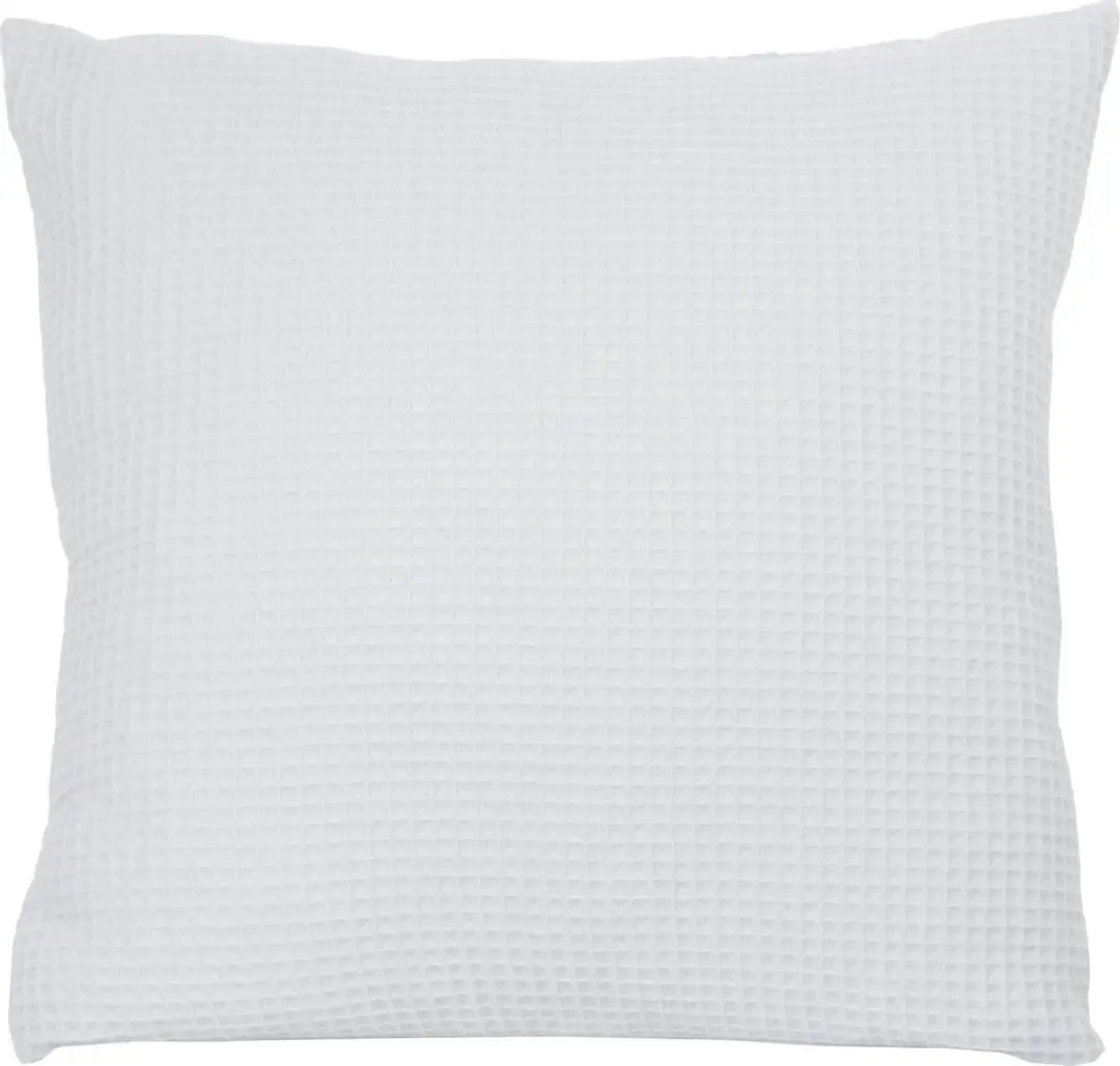 BINK Bedding Sierkussen Wafel (Pique) Wit 50 x 50 incl vulling