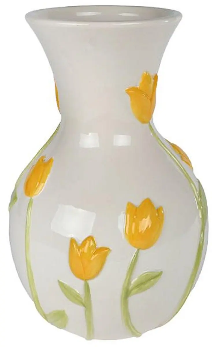 Vaas Tulipe decoratief speelgoed multicolor karton 18,5x28cm.