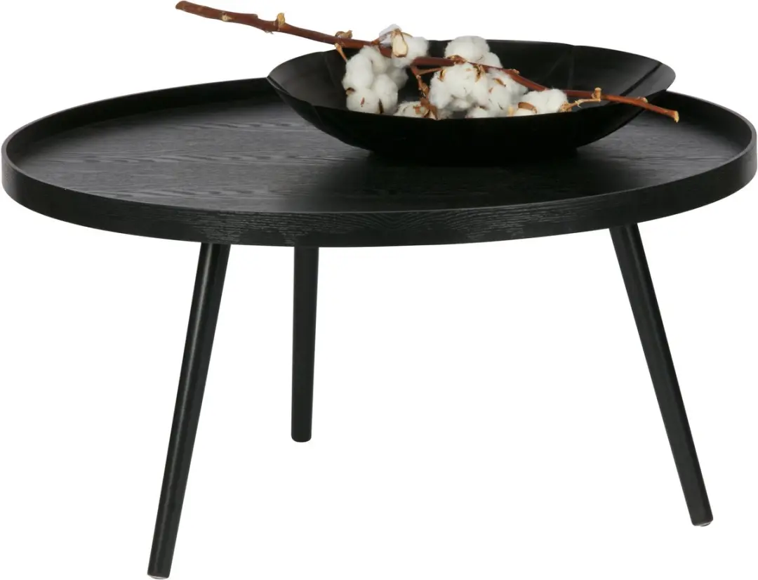 WOOOD Mesa Bijzettafel 78cm - Zwart - afbeelding 4 van 5