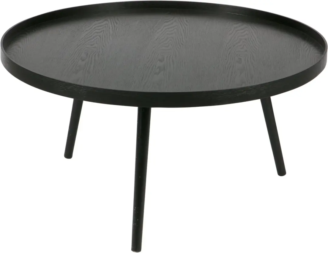 WOOOD Mesa Bijzettafel 78cm - Zwart - afbeelding 5 van 5