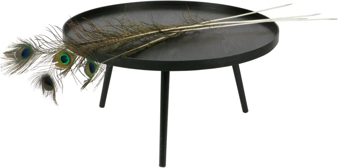 WOOOD Mesa Bijzettafel 78cm - Zwart - afbeelding 3 van 5