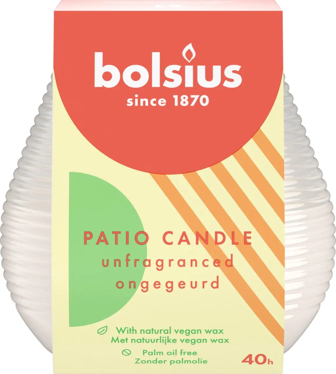Bolsius Patiolight Milky White 9cm - afbeelding 5 van 6