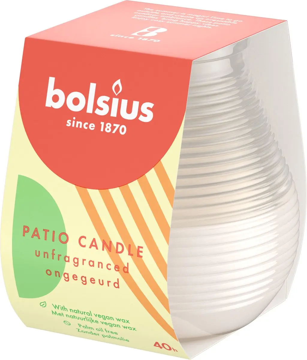 Bolsius Patiolight Milky White 9cm - afbeelding 6 van 6