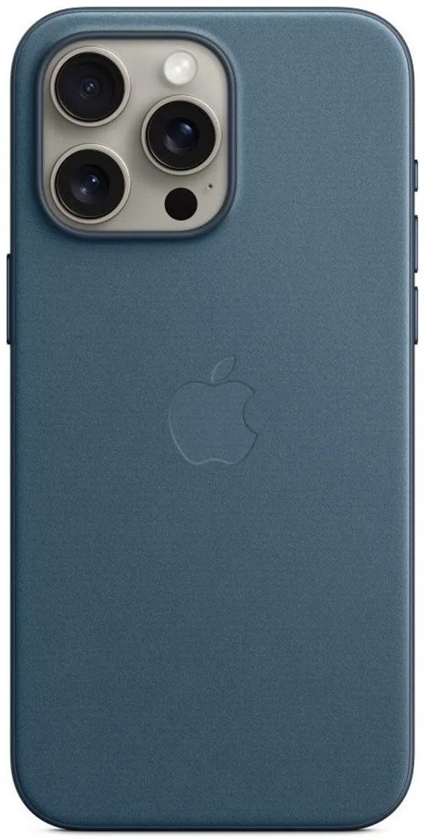Apple FineWoven Hoesje MT4Y3ZM/A - iPhone 15 Pro Max - Pacific Blue
