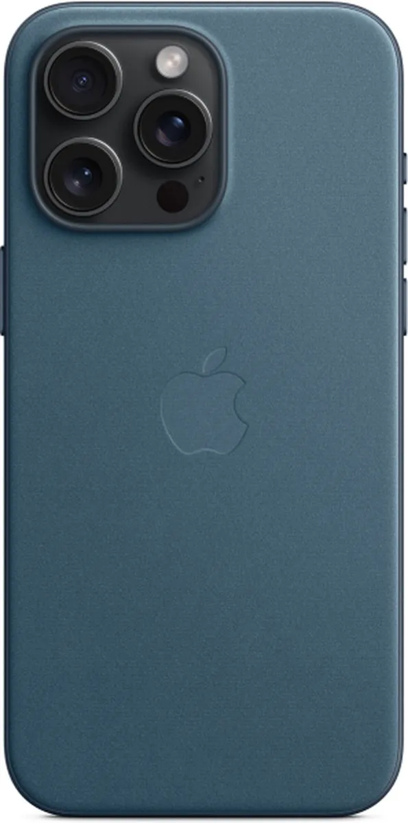 Apple FineWoven Hoesje MT4Y3ZM/A - iPhone 15 Pro Max - Pacific Blue