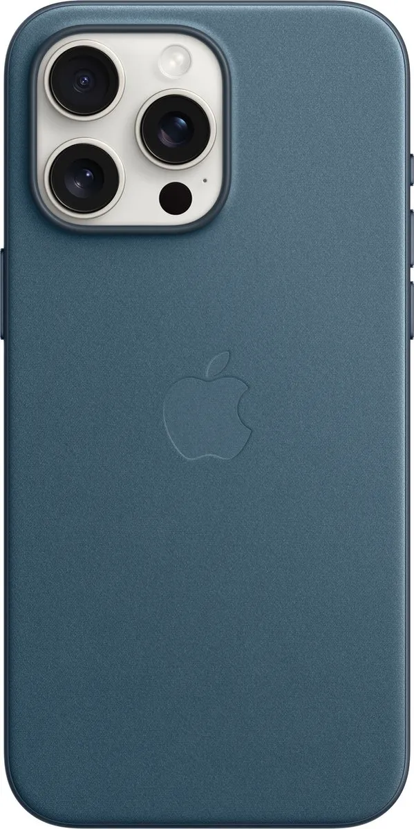 Apple FineWoven Hoesje MT4Y3ZM/A - iPhone 15 Pro Max - Pacific Blue