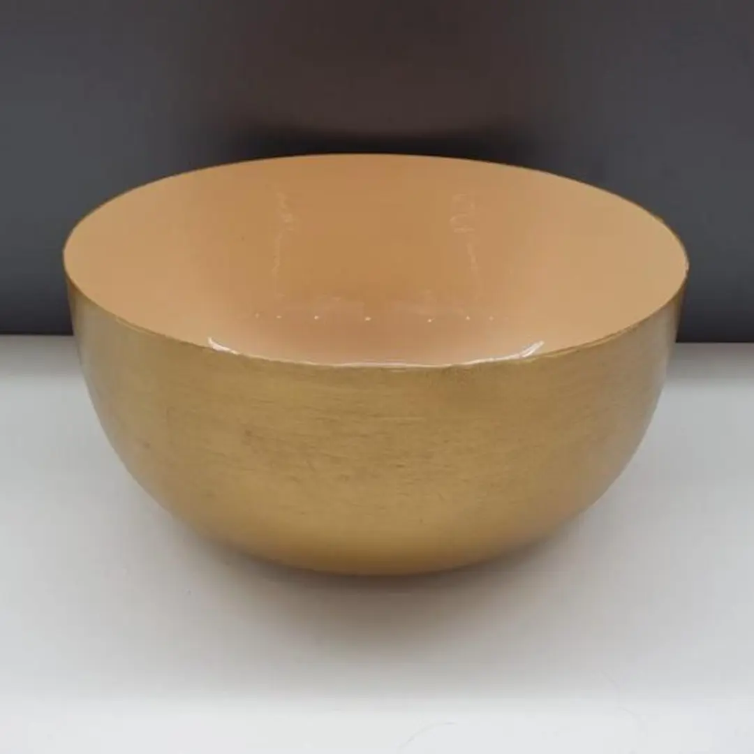 Schaal Candy zalmroze / goud