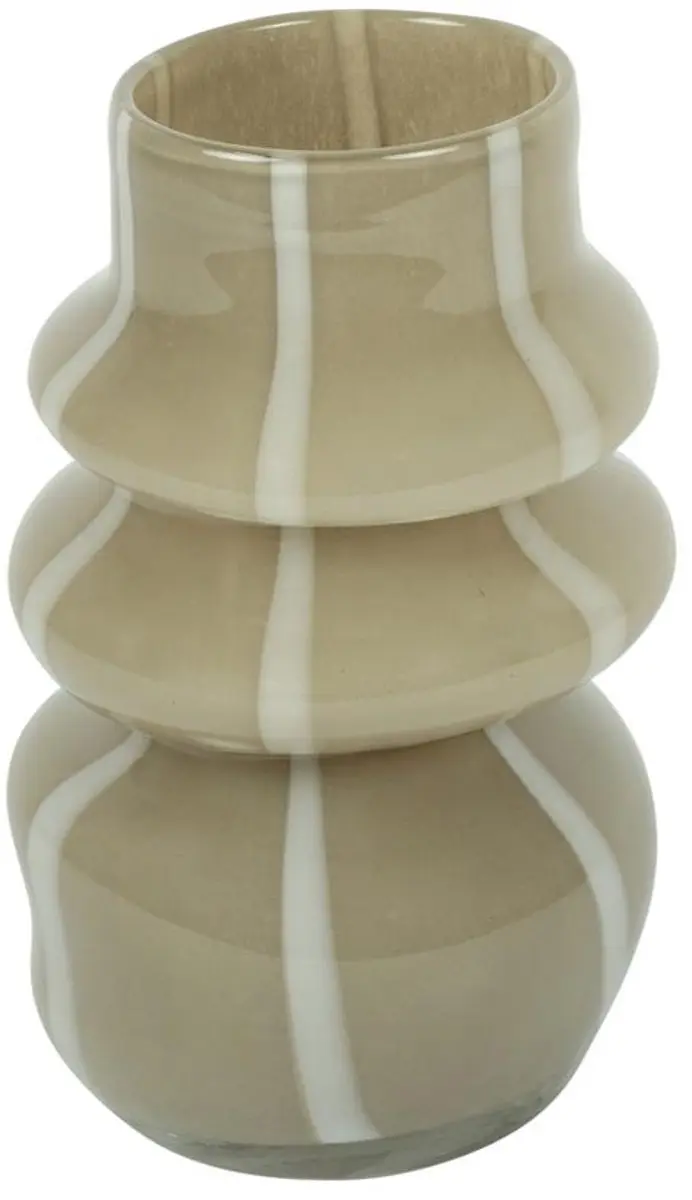Vaas Sweet Rib S grijs Ø15,5xH24cm