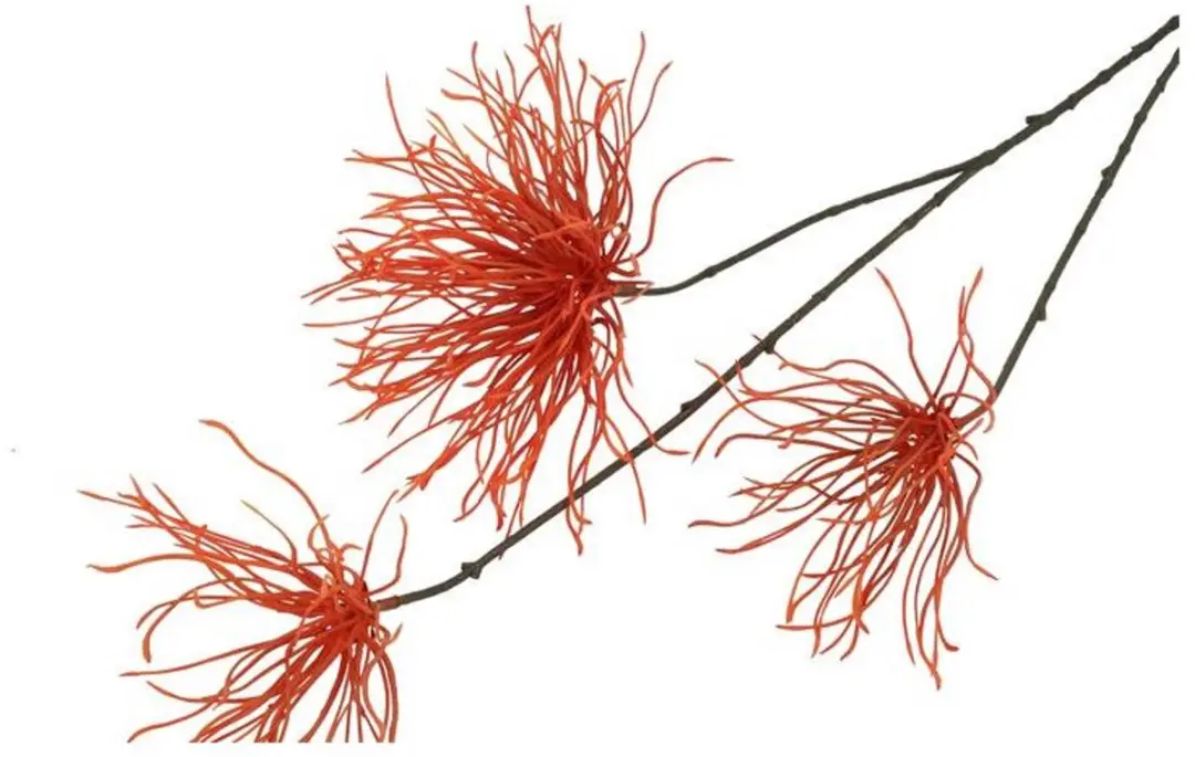 Kunstbloem Grevillea oranje 94x24x13cm