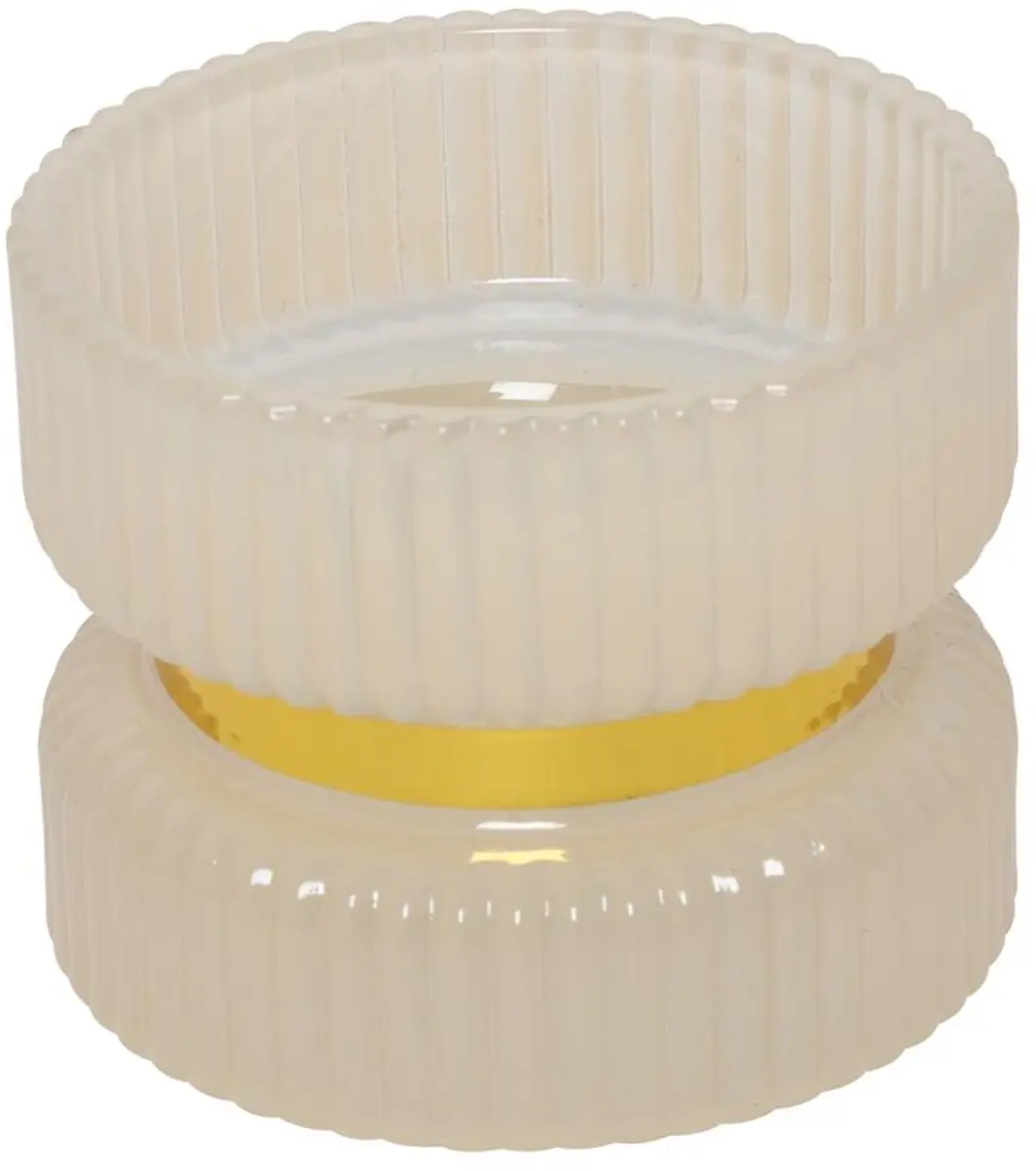 Kandelaar Sybel crème Ø9xH7cm