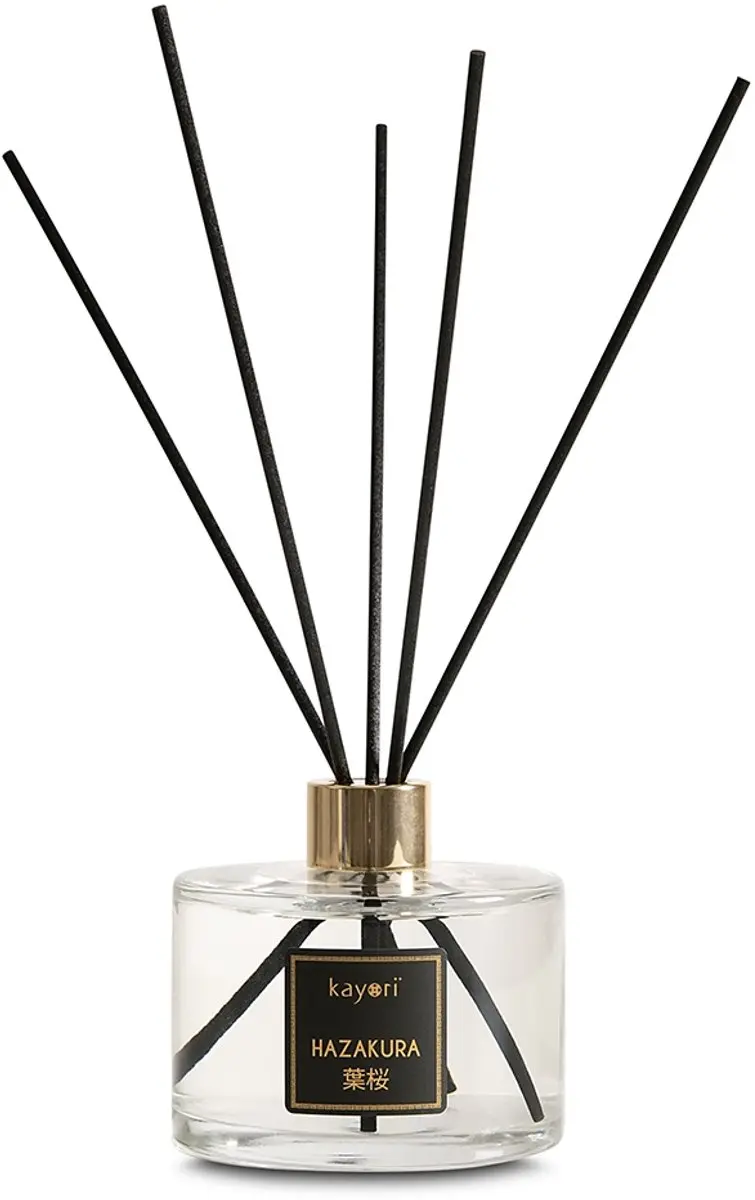 Kayori Hazakura Geurstokjes 200ml - Zwart - afbeelding 4 van 5